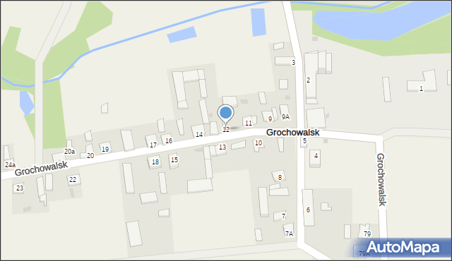 Grochowalsk, Grochowalsk, 12, mapa Grochowalsk