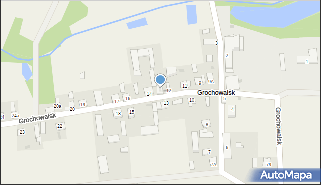 Grochowalsk, Grochowalsk, 12A, mapa Grochowalsk