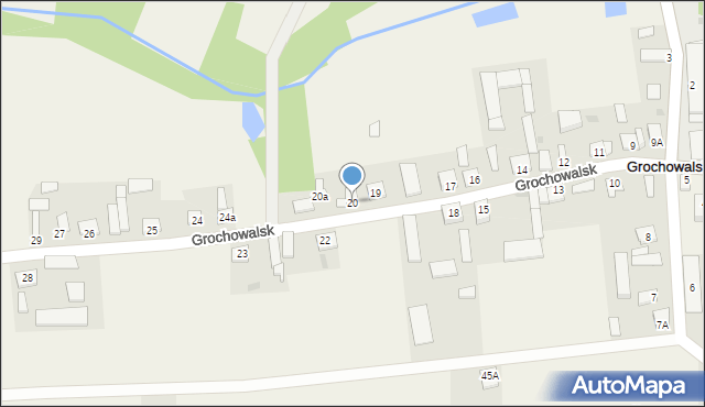 Grochowalsk, Grochowalsk, 20, mapa Grochowalsk