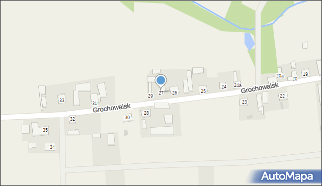 Grochowalsk, Grochowalsk, 27, mapa Grochowalsk