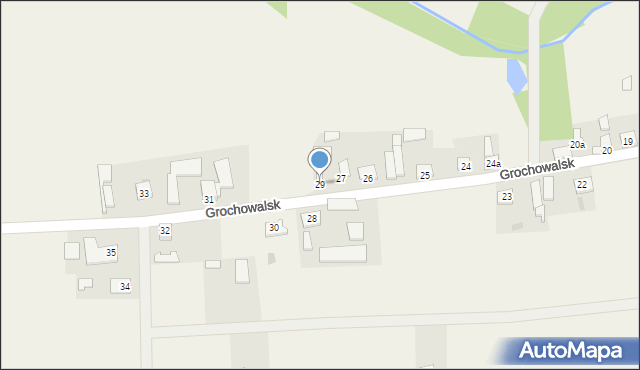 Grochowalsk, Grochowalsk, 29, mapa Grochowalsk