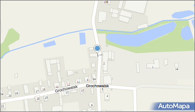 Grochowalsk, Grochowalsk, 3, mapa Grochowalsk