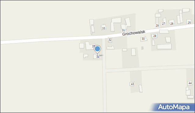 Grochowalsk, Grochowalsk, 34, mapa Grochowalsk