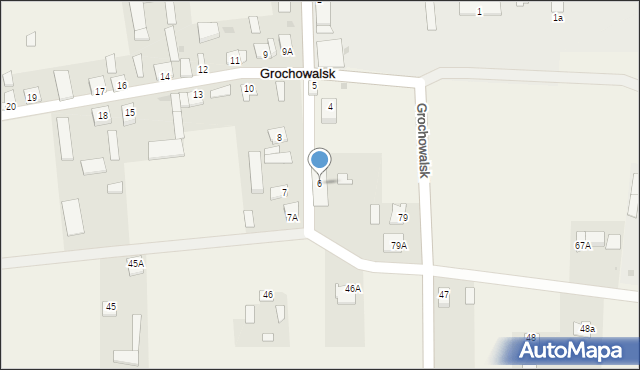 Grochowalsk, Grochowalsk, 6, mapa Grochowalsk