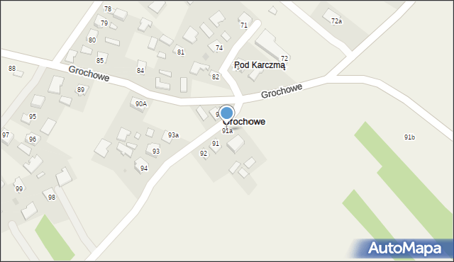 Grochowe, Grochowe, 91a, mapa Grochowe