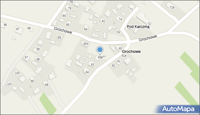 Grochowe, Grochowe, 93a, mapa Grochowe