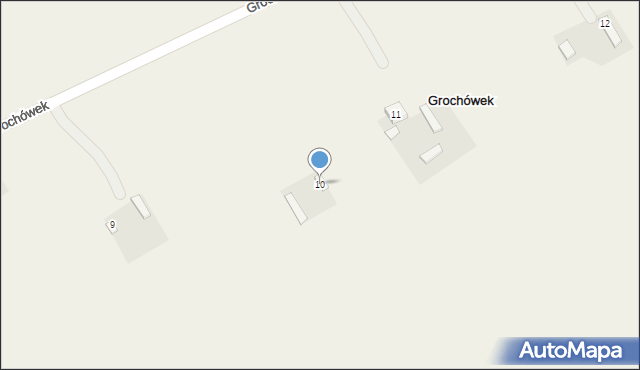 Grochówek, Grochówek, 10, mapa Grochówek