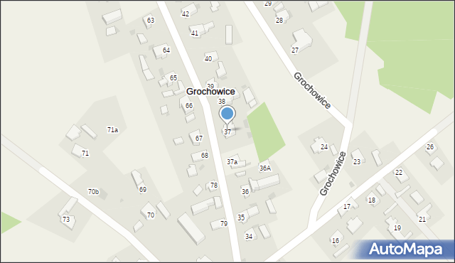 Grochowice, Grochowice, 37, mapa Grochowice