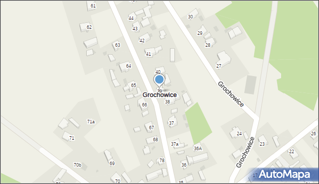 Grochowice, Grochowice, 39, mapa Grochowice