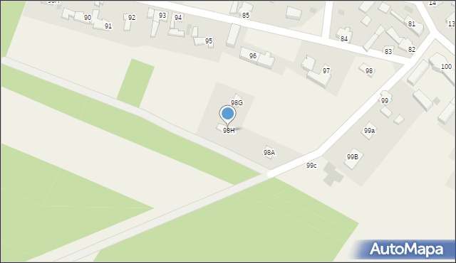Grochowice, Grochowice, 98H, mapa Grochowice