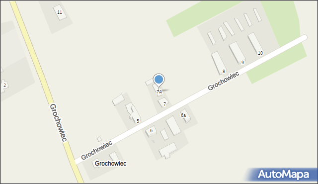 Grochowiec, Grochowiec, 7A, mapa Grochowiec