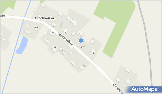 Grochowiska, Grochowiska, 4, mapa Grochowiska