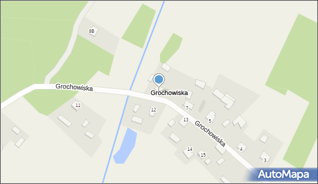 Grochowiska, Grochowiska, 8, mapa Grochowiska