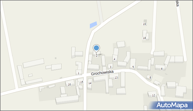 Grochowiska, Grochowiska, 2, mapa Grochowiska