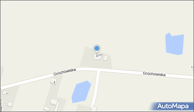 Grochowiska, Grochowiska, 13, mapa Grochowiska