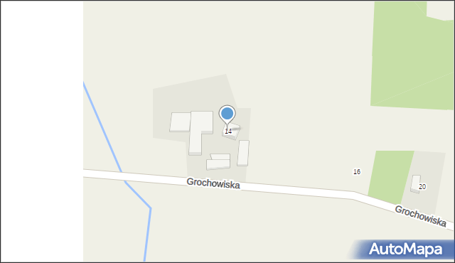 Grochowiska, Grochowiska, 14, mapa Grochowiska