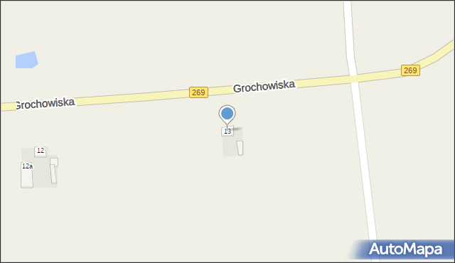 Grochowiska, Grochowiska, 13, mapa Grochowiska