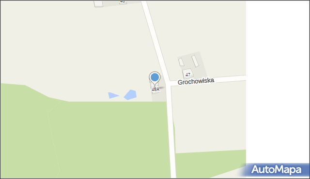 Grochowiska, Grochowiska, 48A, mapa Grochowiska