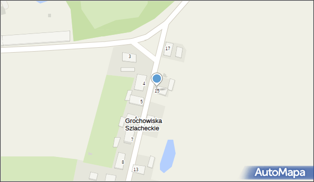 Grochowiska Szlacheckie, Grochowiska Szlacheckie, 15, mapa Grochowiska Szlacheckie