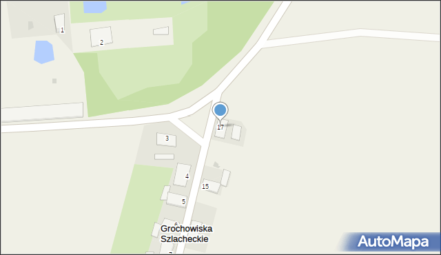 Grochowiska Szlacheckie, Grochowiska Szlacheckie, 17, mapa Grochowiska Szlacheckie