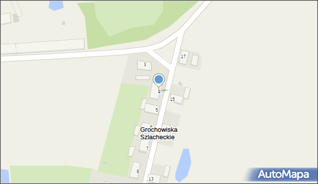 Grochowiska Szlacheckie, Grochowiska Szlacheckie, 4, mapa Grochowiska Szlacheckie