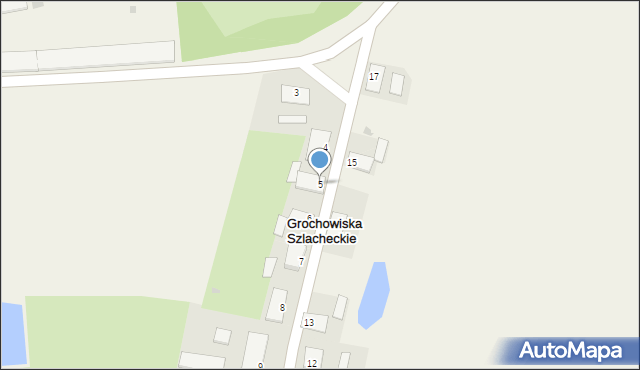 Grochowiska Szlacheckie, Grochowiska Szlacheckie, 5, mapa Grochowiska Szlacheckie