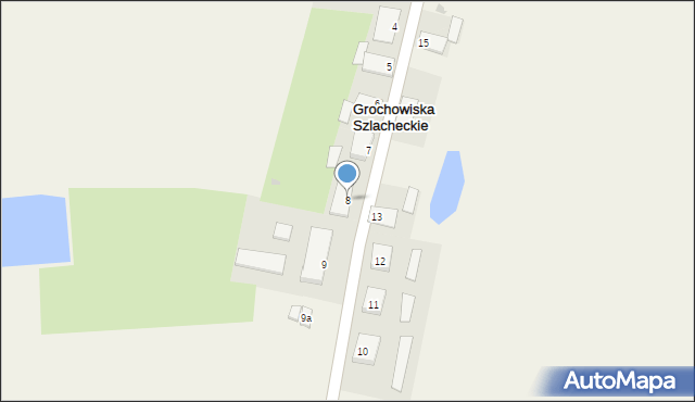 Grochowiska Szlacheckie, Grochowiska Szlacheckie, 8, mapa Grochowiska Szlacheckie