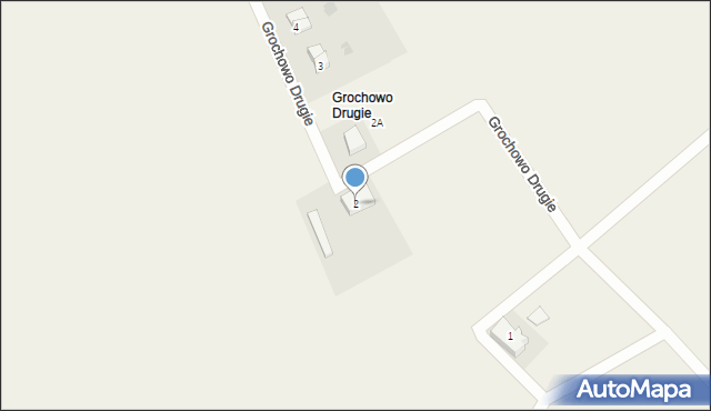 Grochowo Drugie, Grochowo Drugie, 2, mapa Grochowo Drugie