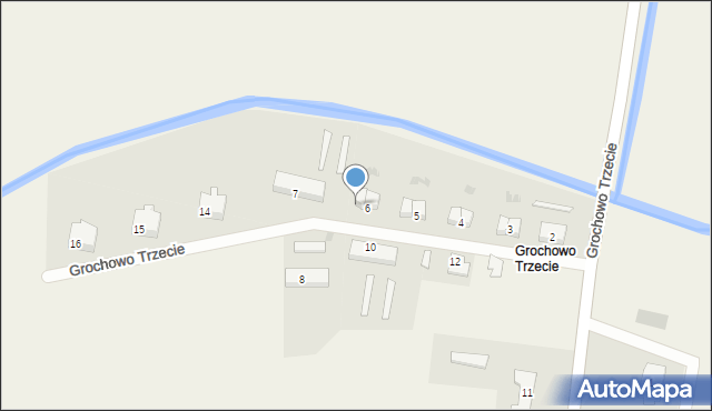 Grochowo Trzecie, Grochowo Trzecie, 6/2, mapa Grochowo Trzecie