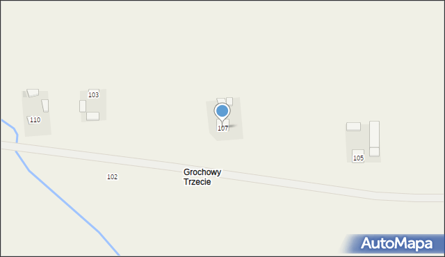 Grochowy, Grochowy, 107, mapa Grochowy