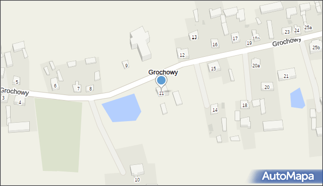 Grochowy, Grochowy, 11, mapa Grochowy