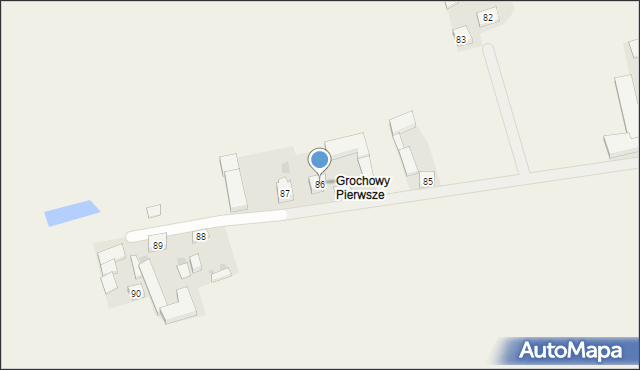 Grochowy, Grochowy, 86, mapa Grochowy