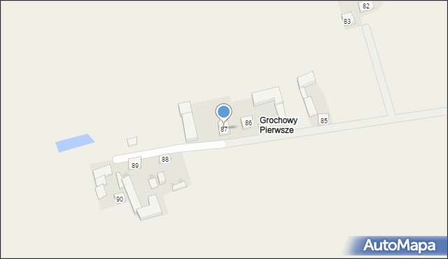 Grochowy, Grochowy, 87, mapa Grochowy