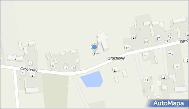 Grochowy, Grochowy, 9, mapa Grochowy