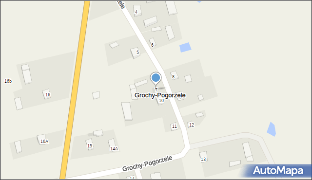 Grochy-Pogorzele, Grochy-Pogorzele, 7, mapa Grochy-Pogorzele