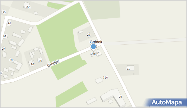 Gródek, Gródek, 29b, mapa Gródek