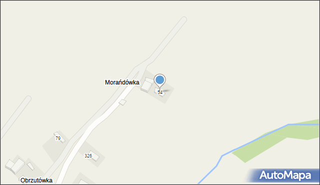 Gródek, Gródek, 54, mapa Gródek