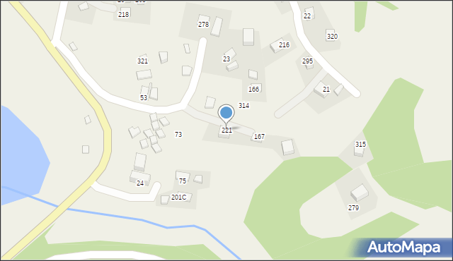 Gródek nad Dunajcem, Gródek nad Dunajcem, 221, mapa Gródek nad Dunajcem