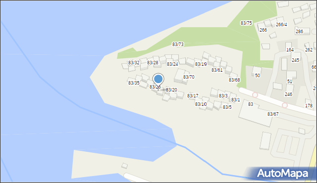 Gródek nad Dunajcem, Gródek nad Dunajcem, 83/41, mapa Gródek nad Dunajcem