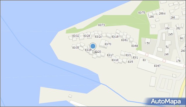 Gródek nad Dunajcem, Gródek nad Dunajcem, 83/42, mapa Gródek nad Dunajcem