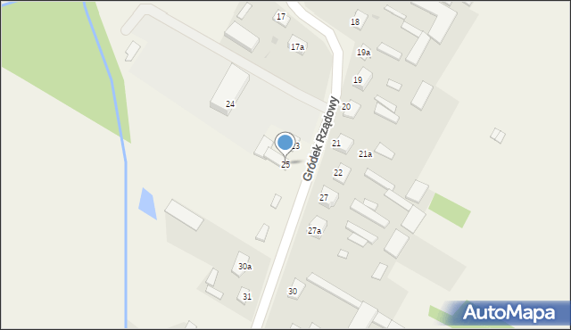 Gródek Rządowy, Gródek Rządowy, 25, mapa Gródek Rządowy