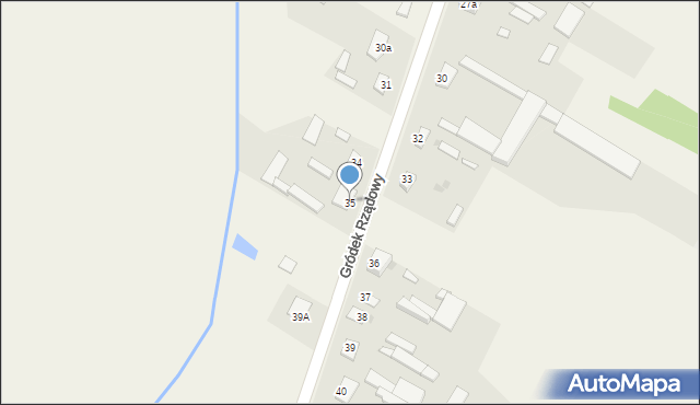 Gródek Rządowy, Gródek Rządowy, 35, mapa Gródek Rządowy