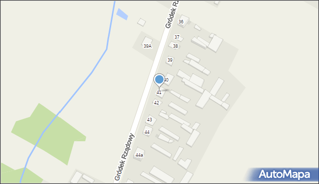 Gródek Rządowy, Gródek Rządowy, 41, mapa Gródek Rządowy