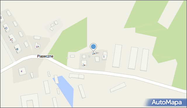 Gródek Szlachecki, Gródek Szlachecki, 1A, mapa Gródek Szlachecki