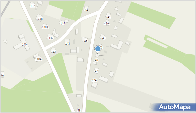 Gródek Szlachecki, Gródek Szlachecki, 46A, mapa Gródek Szlachecki