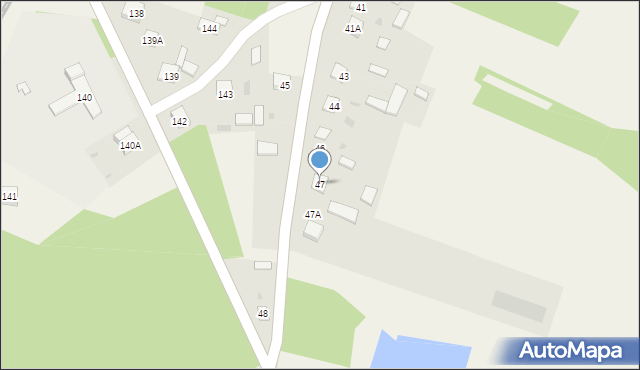 Gródek Szlachecki, Gródek Szlachecki, 47, mapa Gródek Szlachecki