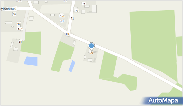 Gródek Szlachecki, Gródek Szlachecki, 70, mapa Gródek Szlachecki