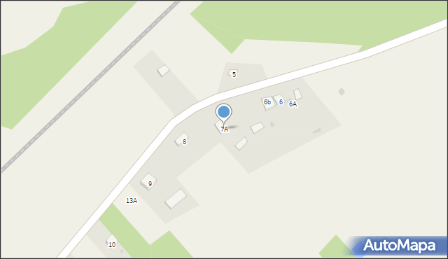 Gródek Szlachecki, Gródek Szlachecki, 7A, mapa Gródek Szlachecki