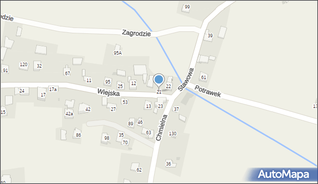 Grodkowice, Grodkowice, 21, mapa Grodkowice