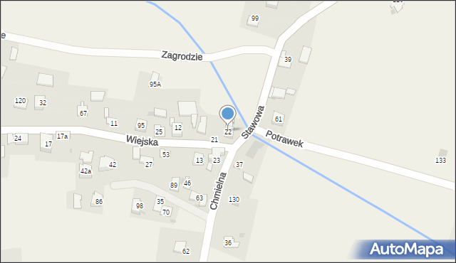 Grodkowice, Grodkowice, 22, mapa Grodkowice